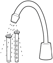 Использованный шприц разобрать, промыть проточной водой, высушить и хранить в сухом и чистом месте вместе с препаратом