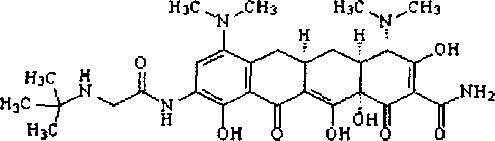 Структурная химическая формула тигециклина