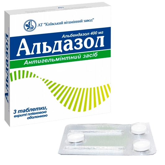 Альдазол таблетки 400 мг