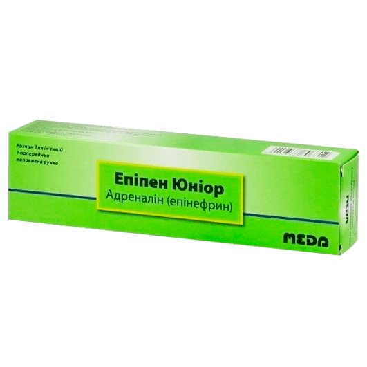 Епіпен Юніор, 0,15 мг/дозу по 2 мл