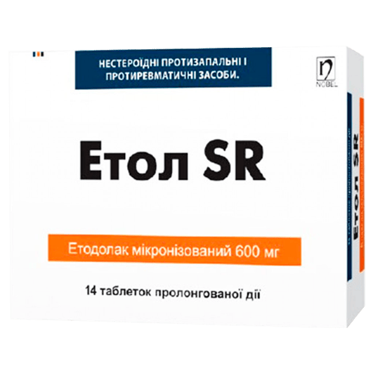 Етол Sr 600 мг, 14 таблеток