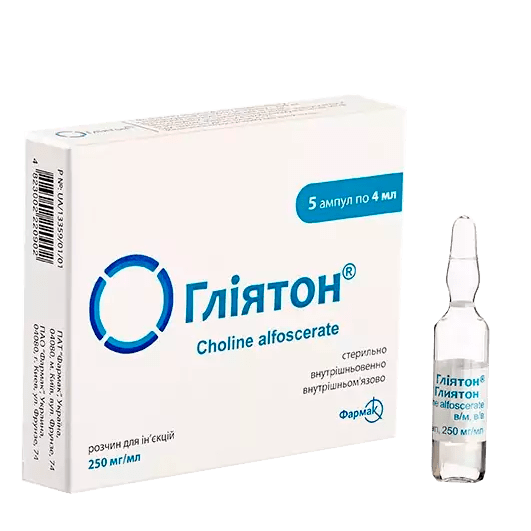 Гліятон розчин 250 мг/мл