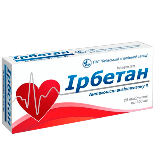 Ірбетан таблетки 300 мг