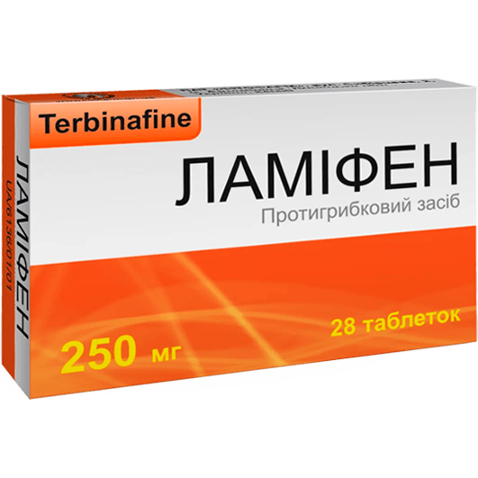 Ламифен 250 мг, 28 таблеток