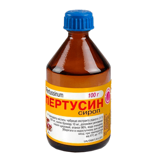 Пертусин сироп 50 г, 100 г