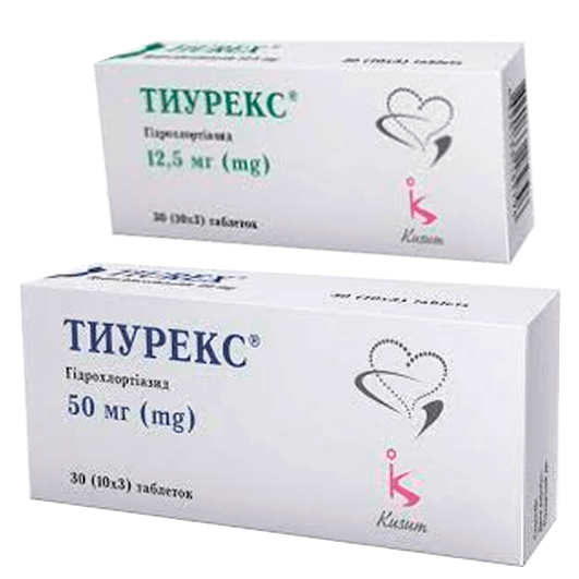 Тиурекс таблетки 12,5 мг, 25 мг, 50 мг