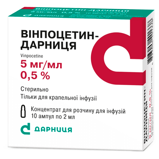 Вінпоцетин-Дарниця концентрат 2 мл
