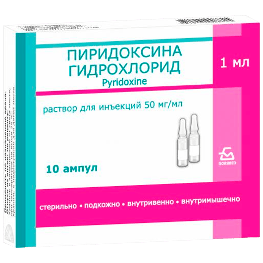 Пиридоксина гидрохлорид Боримед