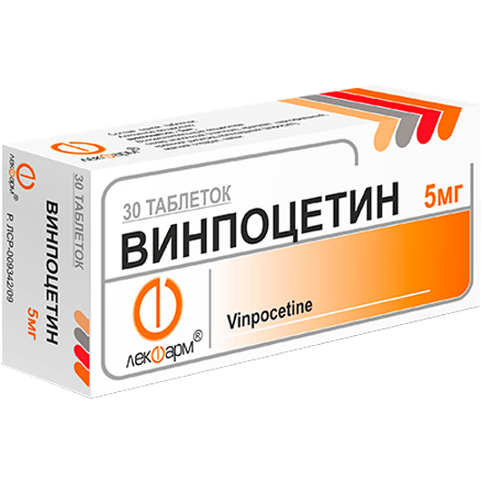 Винпоцетин-ЛФ Лекфарм